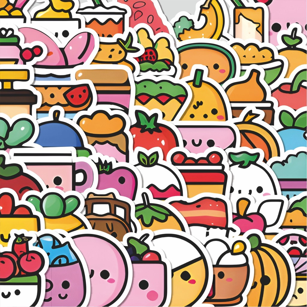 

Stiker Cutting Pack Stiker Small Sized Cute Fruit [Buah Lucu Berukuran Kecil] Isi 100Pcs Series Aesthetic Lucu Keren Untuk Koper Bahan Vynil