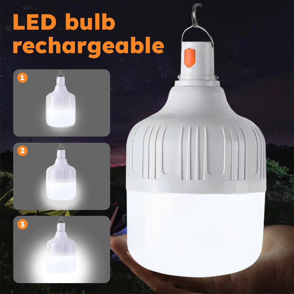 Lampu LED Modus Pengisian Bohlam Emergency Lampu Bohlam Emergency LAMPU LED DI CAS Lampu Tenda Campi