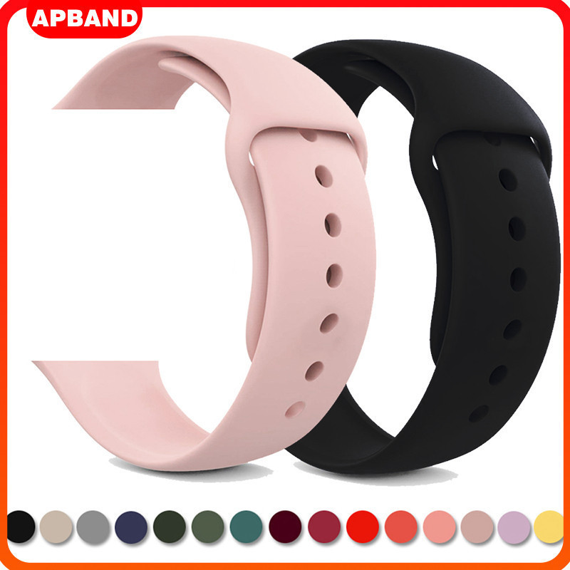 Kai.store88 Silicone Rubber Band Strap for Apple Watch IWatch Series 10 9 8 7 6 5 4 3 2 Ultra 2 SE 2