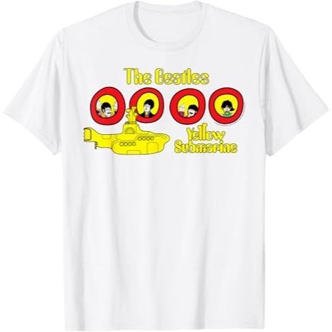 Kaos Dewasa Band The Beatles Yellow Submarine Cartoon