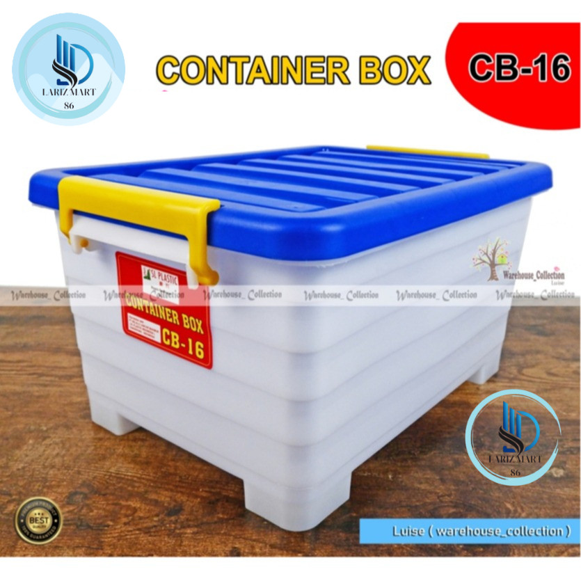 BOK SERBAGUNA CONTAINER BOX 16//27// & 45 LITER || CONTAINER BOX PLASTIK DENGAN RODA || BOX SERBAGUN