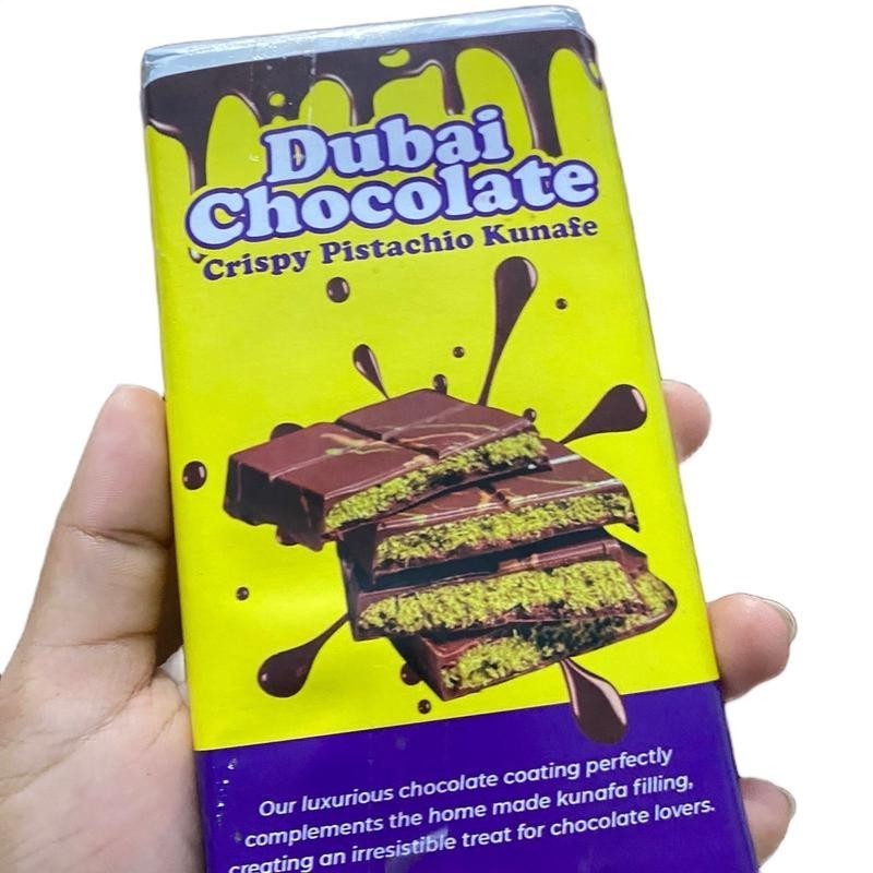 

[Langsung Kirim] COKLAT DUBAI VIRAL pistachio kunafe Chocolate original ukuran 16x8 besar Food Snack Cemilan Cokelat Makanan Biskuit Wafer Orange .