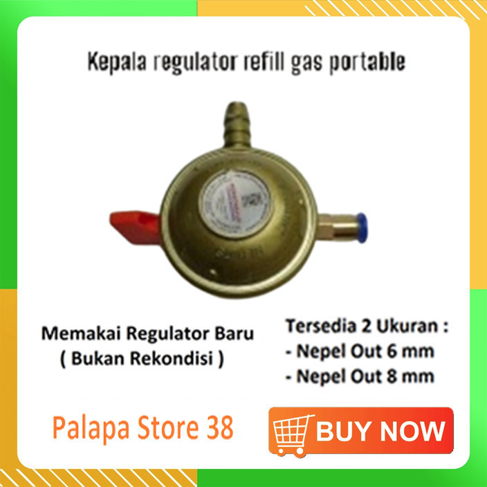 PLP - Regulator Alat isi Ulang Gas Portable / Gas Kaleng