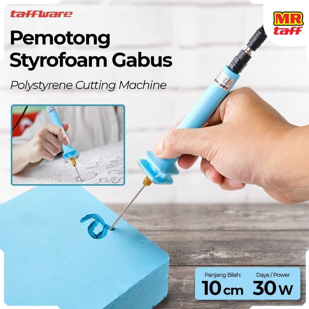 

Taffware Pemotong Styrofoam Gabus Polystyrene Cutting Machine 10cm 30W - CT10