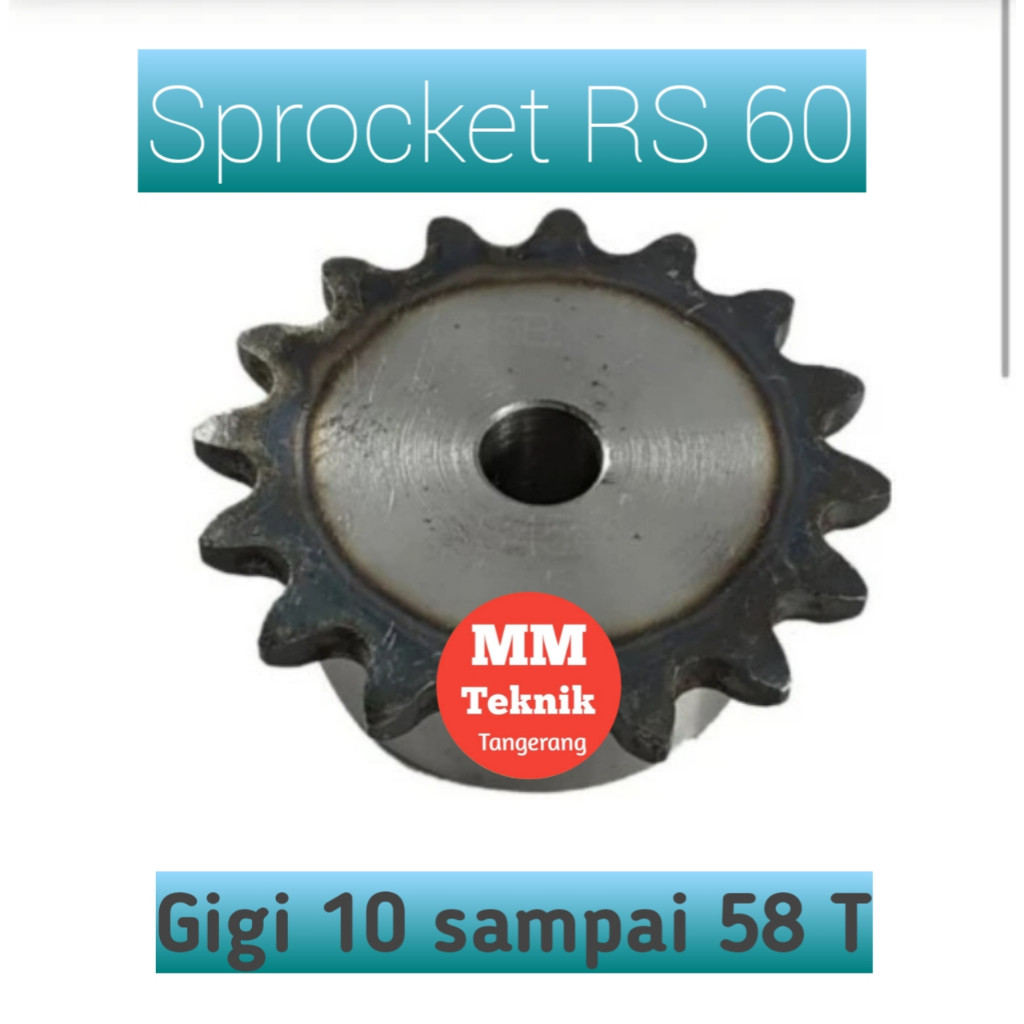 Sprocket RS 60 x 42 T Gear Rantai Single Gir gigi Z 42T RS60 -1 60Z42 60X42T 60-1 tipe B Sproket spr