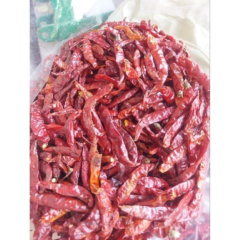 

cabe kering teja tanpa tangkai 1000 gram ( 1 kg)