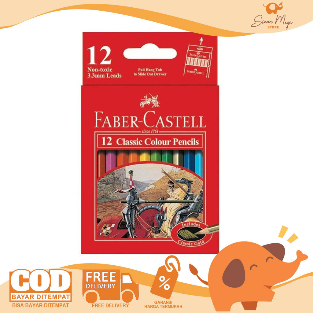 

Faber Castell Pensil Warna Classic 12 Pendek Murah