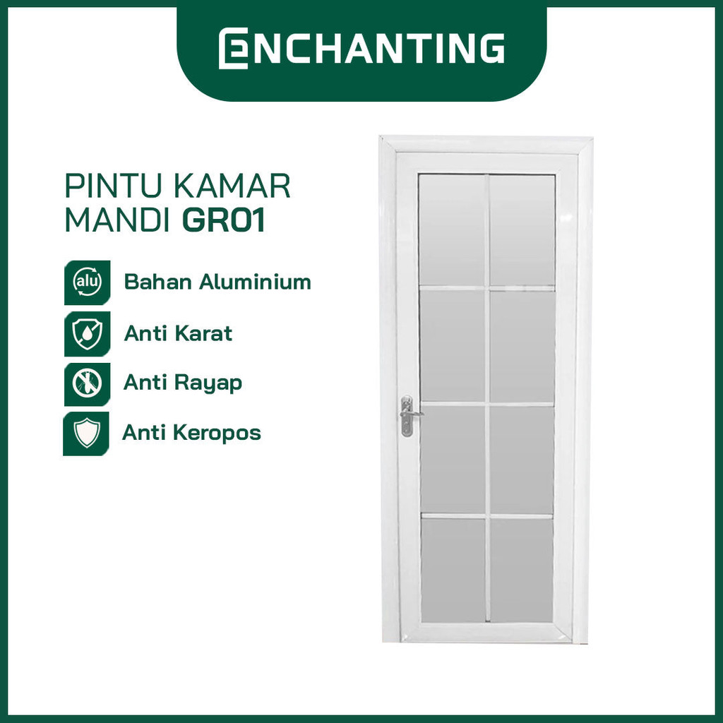 Set Pintu Rumah Aluminium Minimalist Europe Enchanting GR01