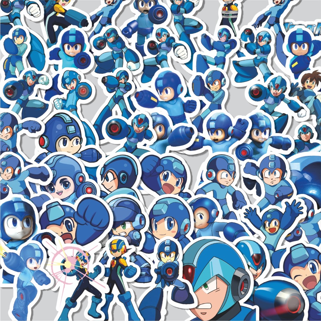 

Stiker Cutting Pack Stiker Capcom Series Megaman Rockman Isi 100Pcs Series Aesthetic Lucu Keren Untuk Koper Bahan Vynil