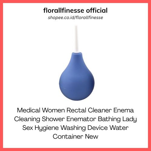 Medical Women Rectal Cleaner Enema Cleaning Shower Enemator Bathing Lady Sex Hygiene Washing Device 