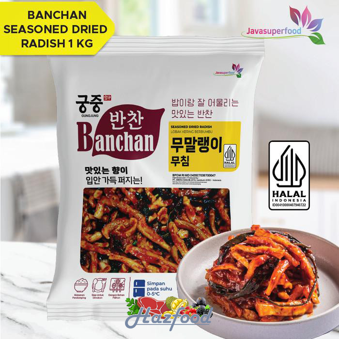 

Banchan Dried Radish Seasoned / Lobak Kering Berbumbu - 1 Kg
