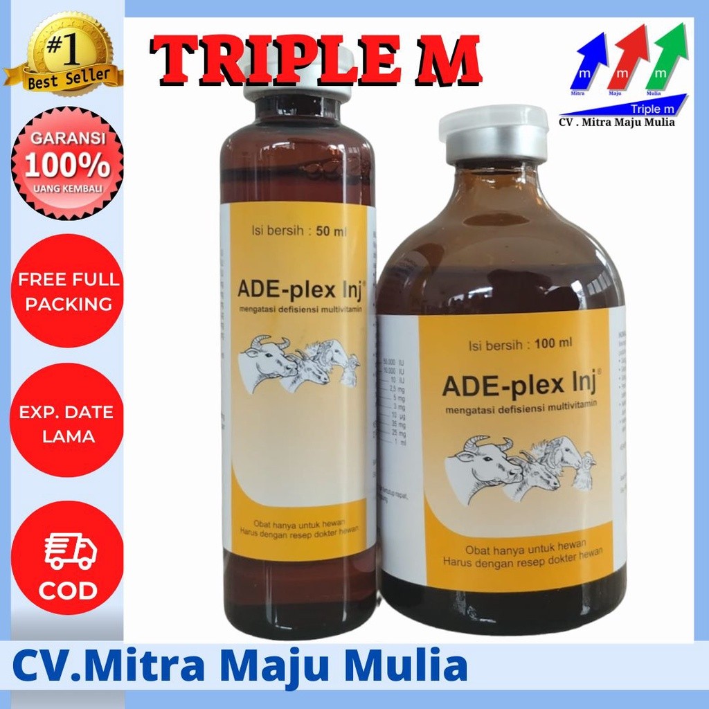 ADE Plex Medion 100ml Vitamin ADE dan B Complex Lengkap