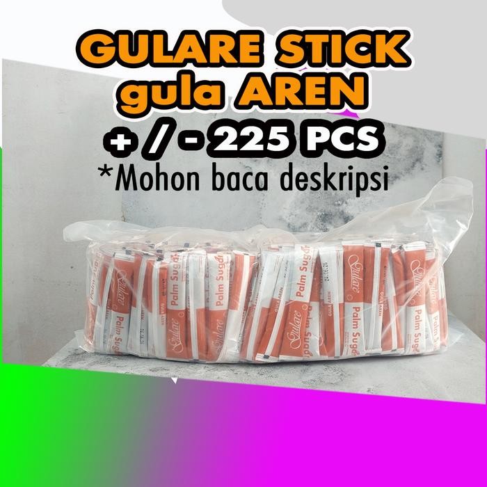 

GULARE GULA AREN STICK GULA AREN SACHET PALM SUGAR HEMAT 225 PCS