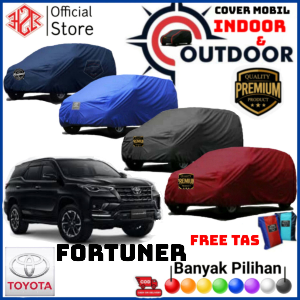 Cover Mobil Toyota Fortuner, Sarung Mobil Fortuner, Selimut Mobil Fortuner, PREMIUM, Waterproof
