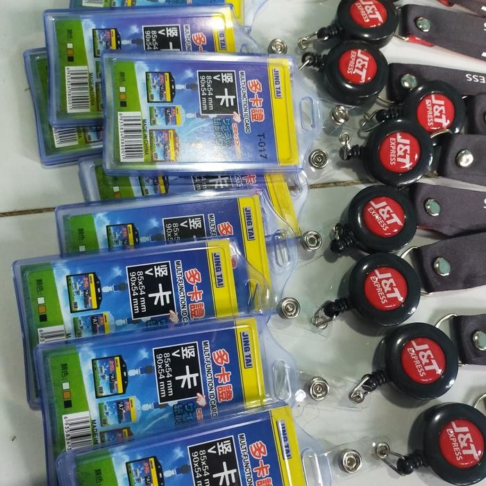 

Promo Set Tali Lanyard JNT lengkap yoyo dan card holder karet