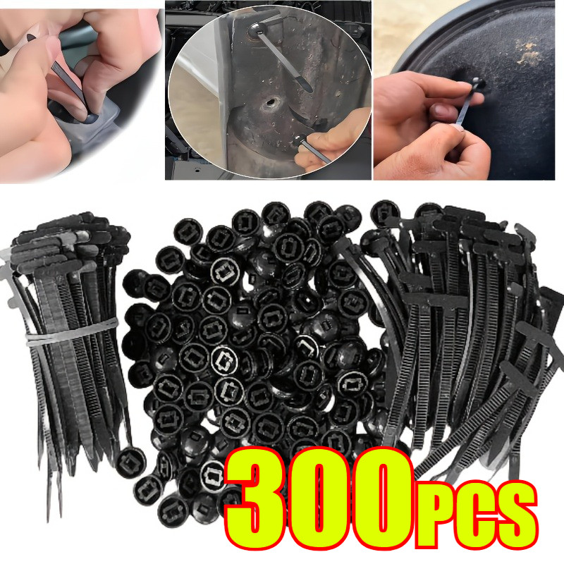 

100/50/20pcs Zip Nylon Tie Wrap Cable Fixed Fastener Clips Car Hose Fastening Zip Strap Self-Locking Reusable Nylon Cable Ties