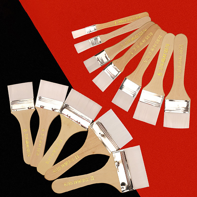 

Barbecue Paint Brushes Big Large Area Paint Brush for Oil Painting Stains Varnishes Glues and Gesso Home Chip Cleaning Tools