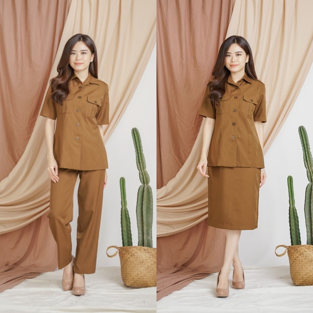 Blazer Wanita / Seragam PNS / Baju Dinas Pemda / Baju PNS Wanita / Baju ASN / Baju Guru Wanita - 090