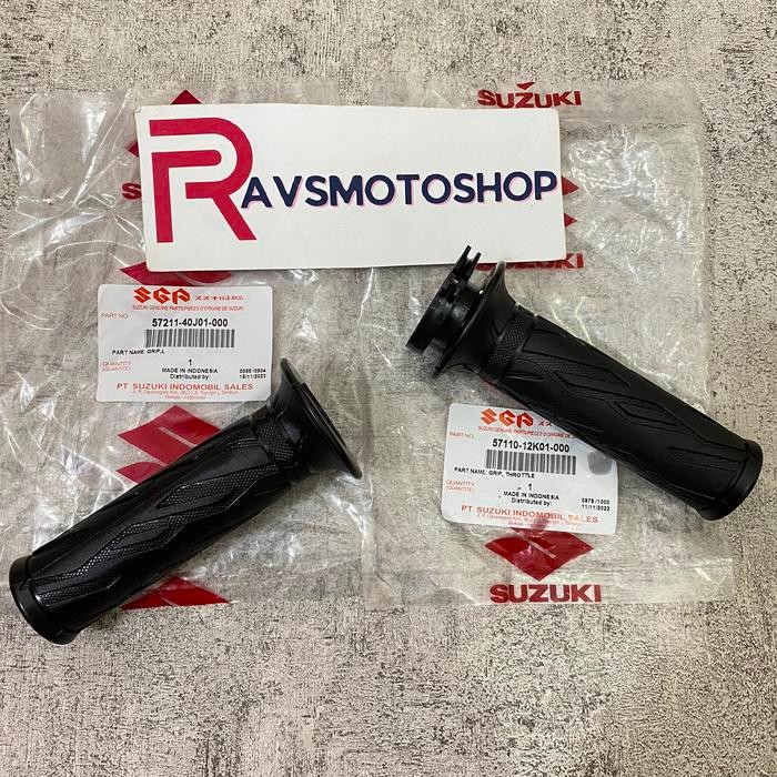 PROMO HANDGRIP HANDFAT GAS SATRIA FU FI INJEKSI ORIGINAL - KANAN FUFI 12K