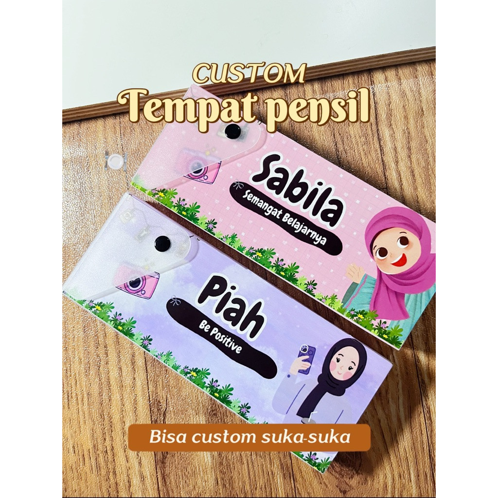 

COD Kotak Pensil / Pulpen - Custom Nama - Tempat Pensil Anak