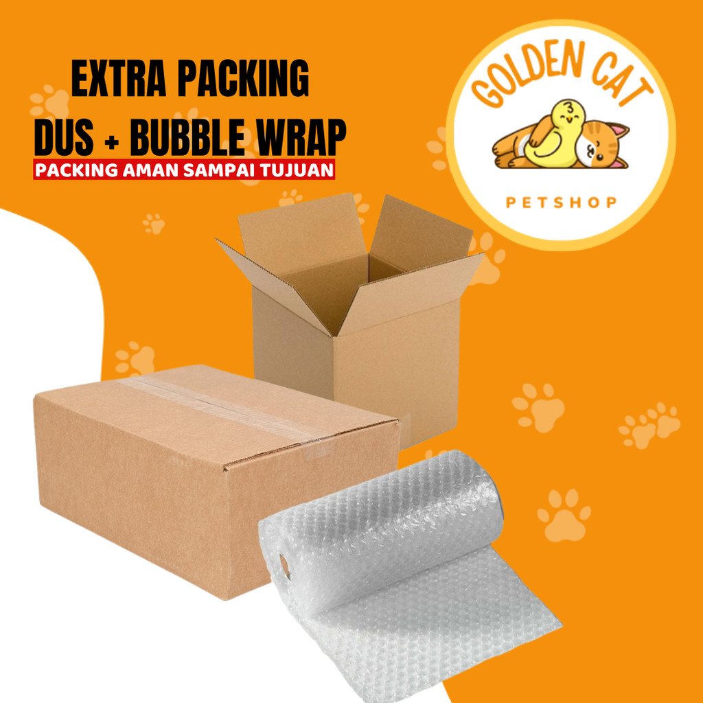 

EXTRA PACKING ( DUS + BUBBLE WRAP ) UNTUK MEMINIMALISIR KERUSAKAN