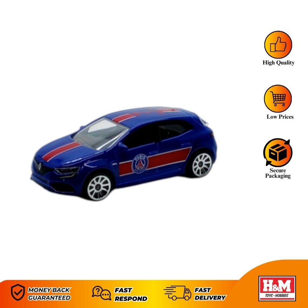 Majorette Paris Saint-Germany Renault Megane R.S Mbappe 7 - Loose