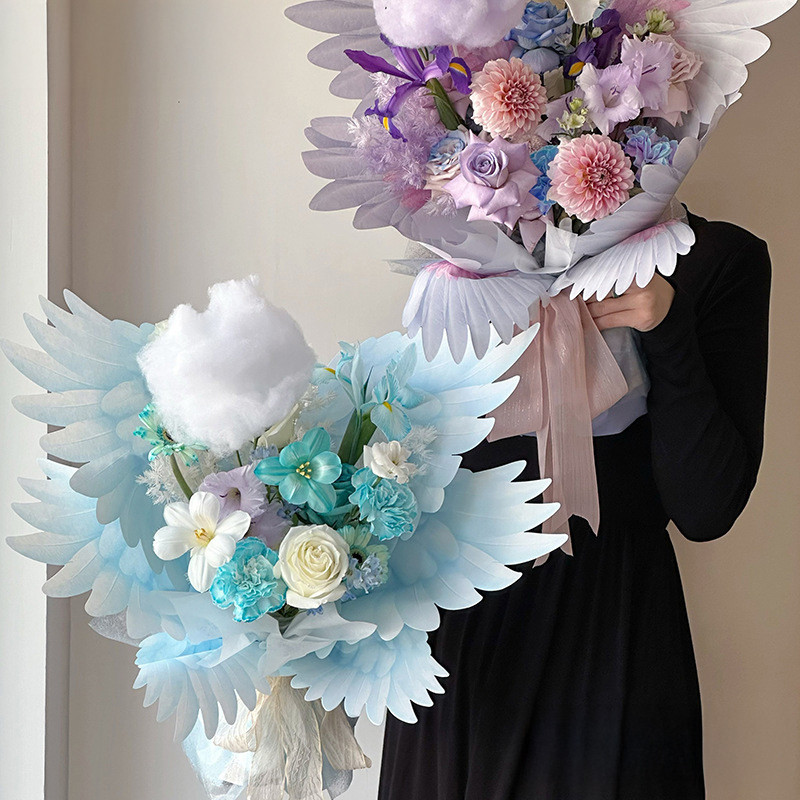 

Fleur Loom - (Pack) Kertas Buket Bunga Angel Wings / Feather Wings / Sayap Malaikat / Flower Wrapping Paper