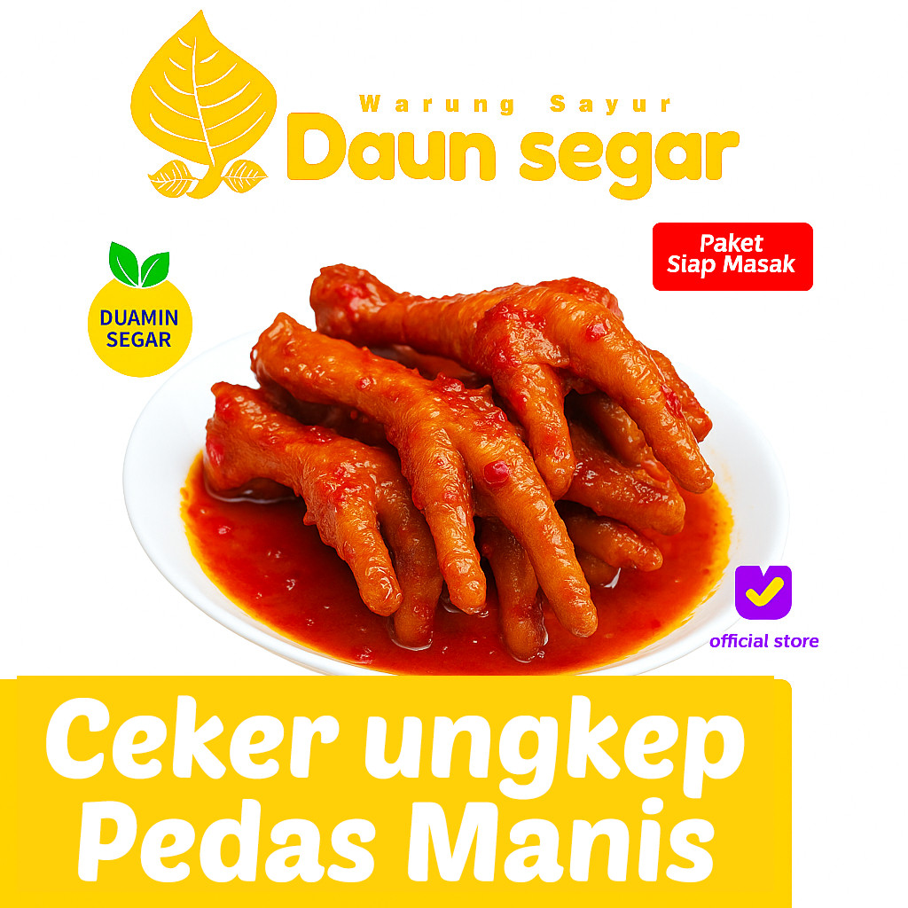 

Daunsegar - Ceker Ungkep Pedas Manis –Siap Goreng, Bumbu Meresap