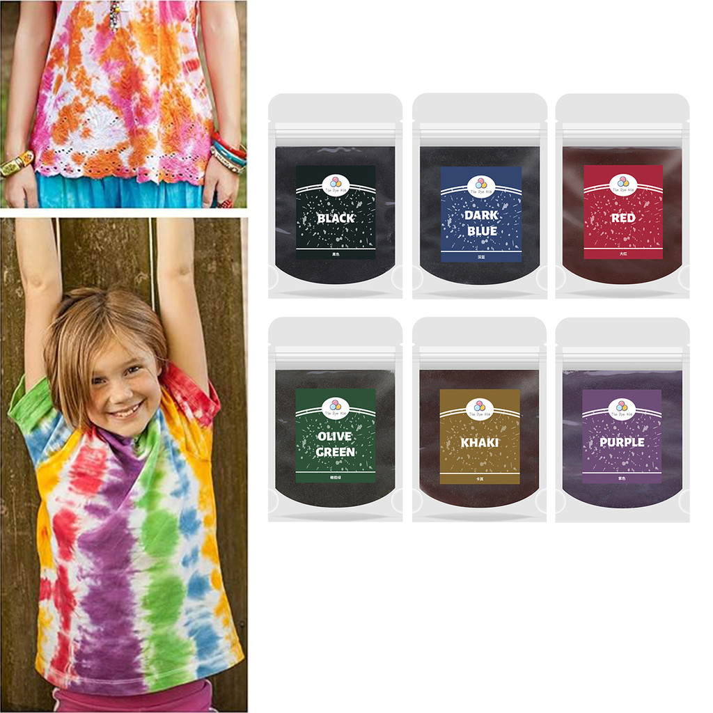 

10g Bubuk Pewarna Pakaian Multifungsi/DYI Handmade/Perbaikan Jeans Katun Linen/Renovasi Pakaian Lama Pigmen Tie-Dye Tekstil