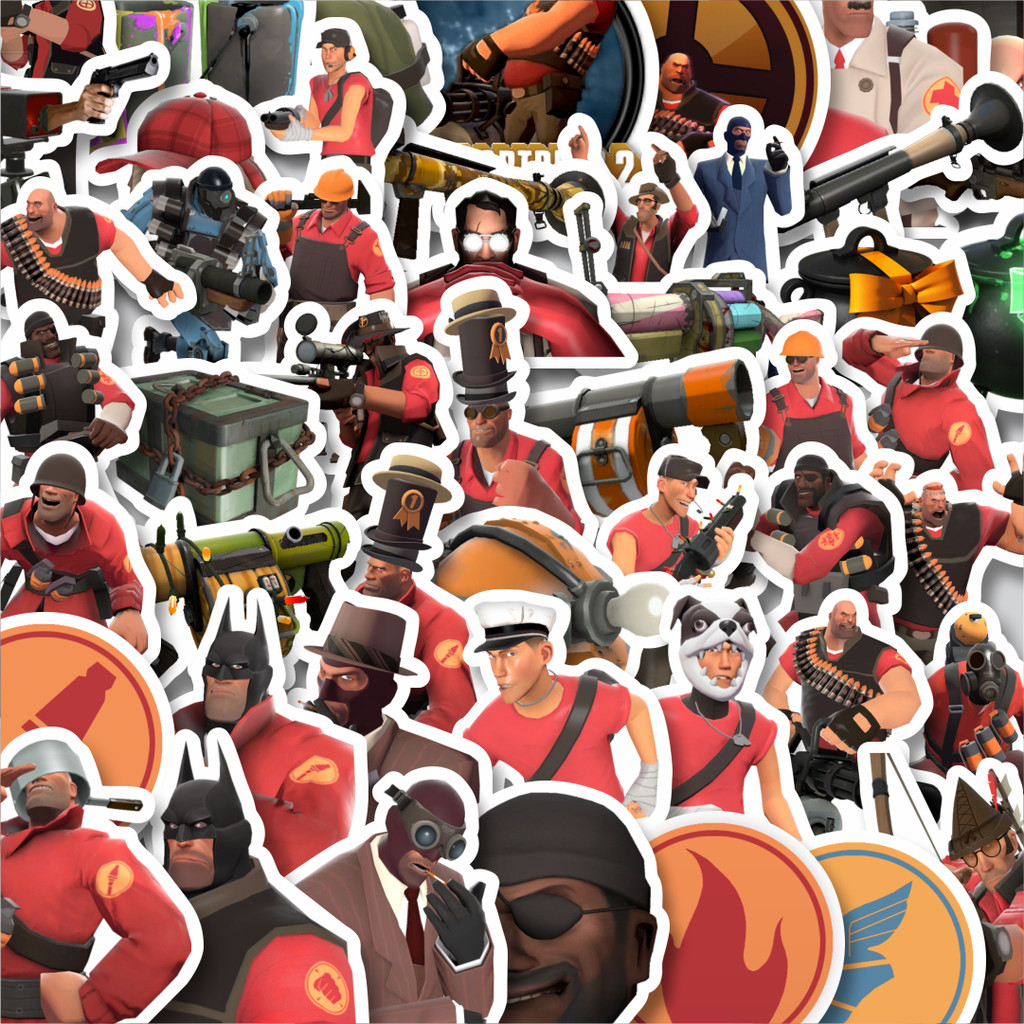

Stiker Cutting Pack Stiker Game Series Team Fortres Character V5 Isi 100Pcs Series Aesthetic Lucu Keren Untuk Koper Bahan Vynil