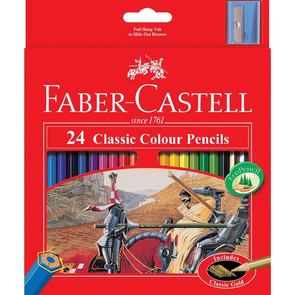 

Pensil Warna Faber Castell 24Warna Classic