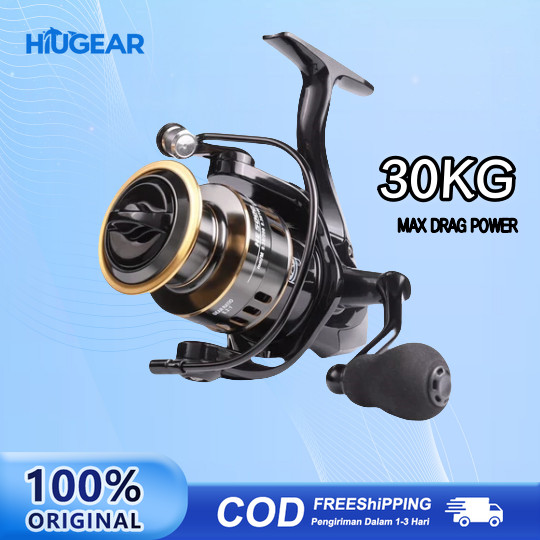 Metal Reel Pancing HE1000-7000 Murah Laut Pancing Metal Gulungan Pancing Logam CNC 30Kg