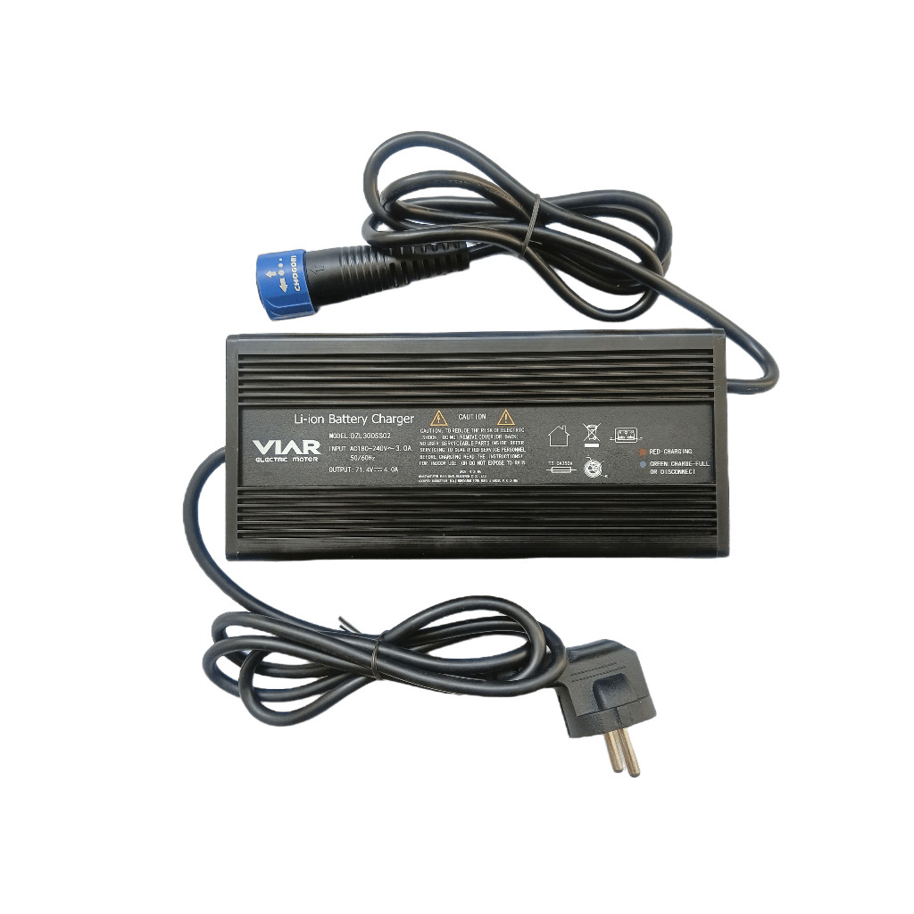Charger Baterai Motor Listrik Viar Q1 60V 4A