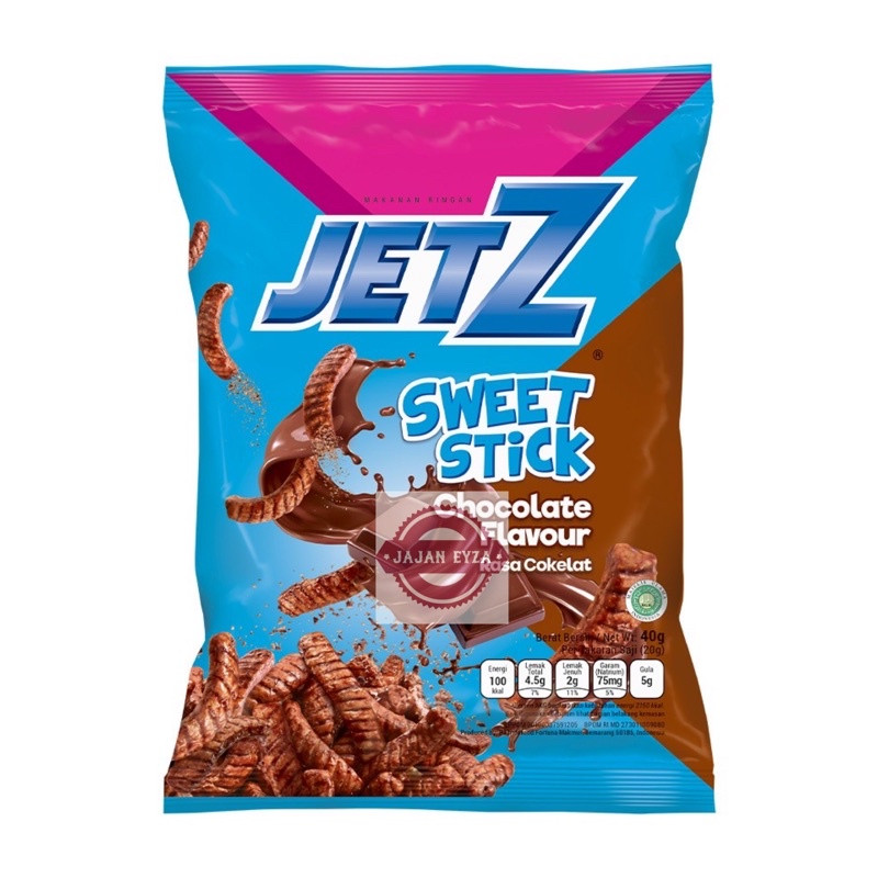 

indofood jetz choco fiesta stick renteng isi 10pcs jetz choco stick