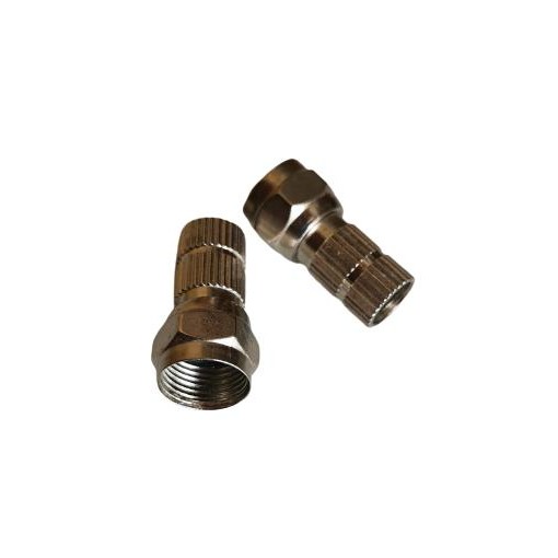 1pcs Nut mur Sambungan Colokan Jek Konektor TV F drat ANTENA besi CARMUDIE