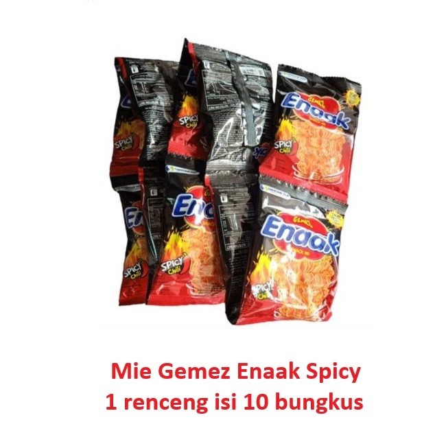 

[pedas] mie gemez enaak spicy | mi gemes enak | renceng isi 10 bks