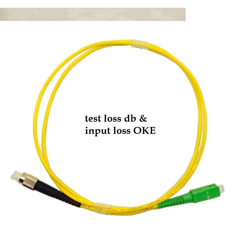 SCAPC - FCUPC Fiber Optic SC/APC - FC/UPC Patchcord 5meter simplex