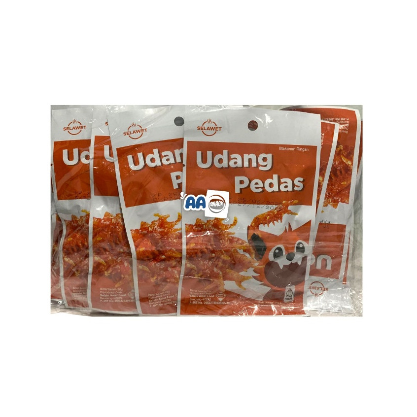 

Selawet Udang Pedas isi 10