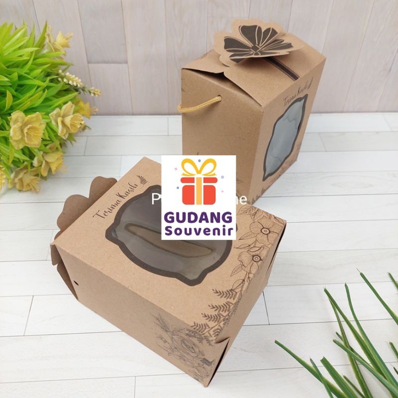 

50 Pcs, Box Coklat 9x7 x 11 cm, Kemasan Gelas Gagang, Dompet, dll harga murah