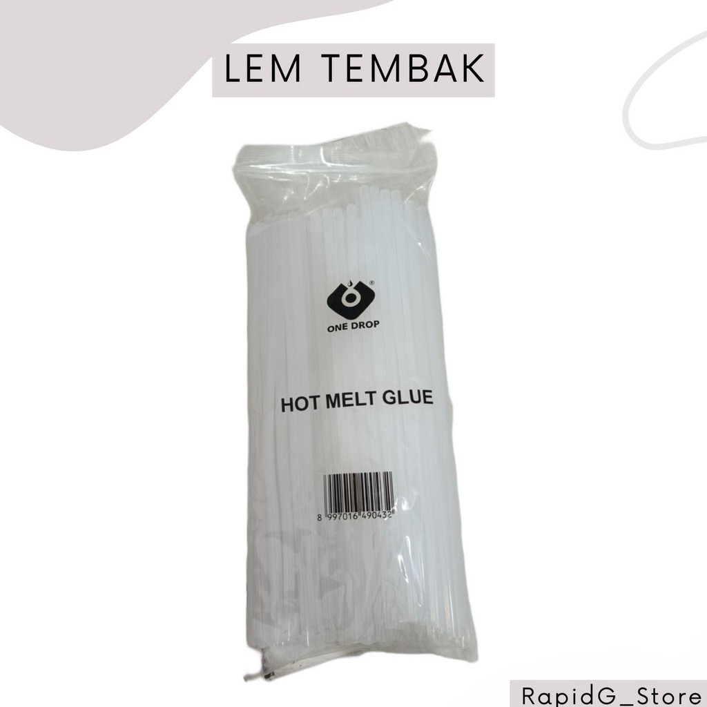 

Isi Lem Tembak 1Kg Glue Gun Kecil 0.7x27cm | Lem Bakar Lilin Stick untuk Kerajinan