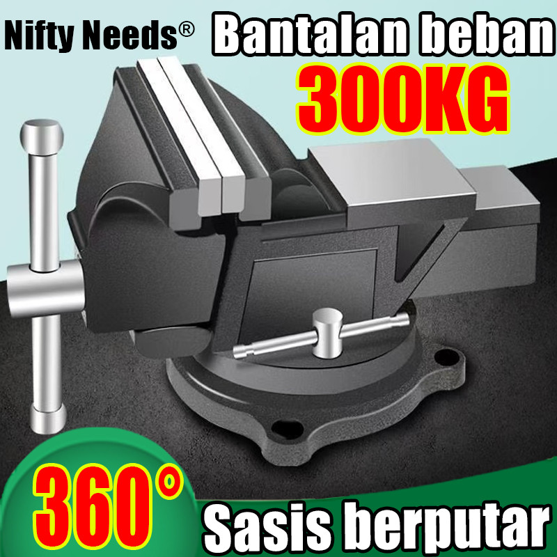 Catok Clamp 4IN/5IN/6IN ragum bekas jerman 360° Swivel Vice Table Ragum Catok Meja Besi  catok jepit