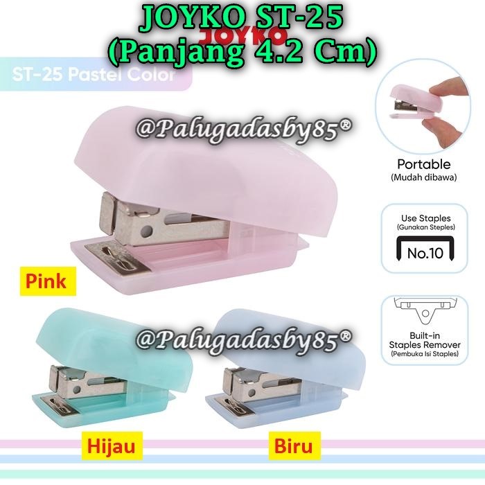

(1 Biji) Stapler JOYKO ST-25 Pastel / JOYKO Stapler Stepler Jepretan ST-25 Pastel Color (1 Biji)