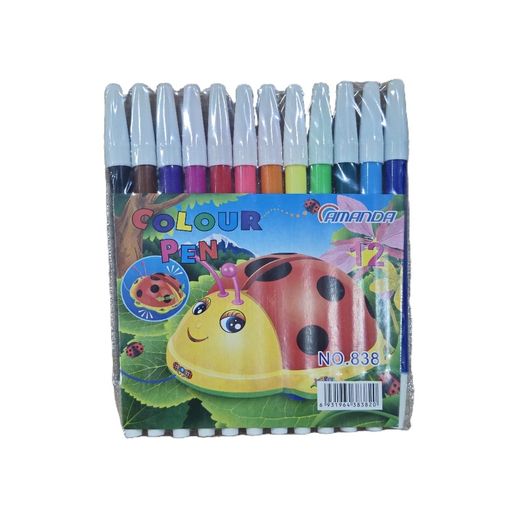 

Spidol Marker Besar 12set 12 warna Asko Atk