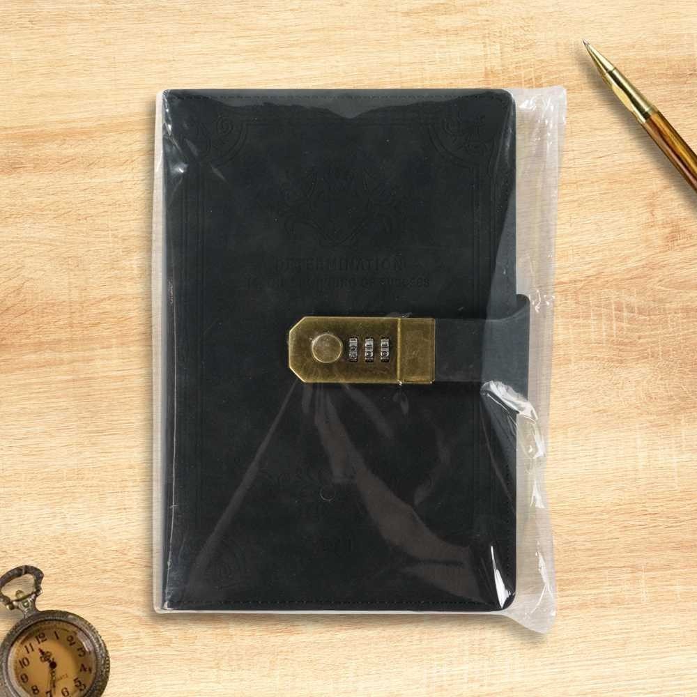 

CNTRLSTR Toddi Buku Jurnal Leather Diary A5 68GSM 200 Halaman Grid with Lock - TD100