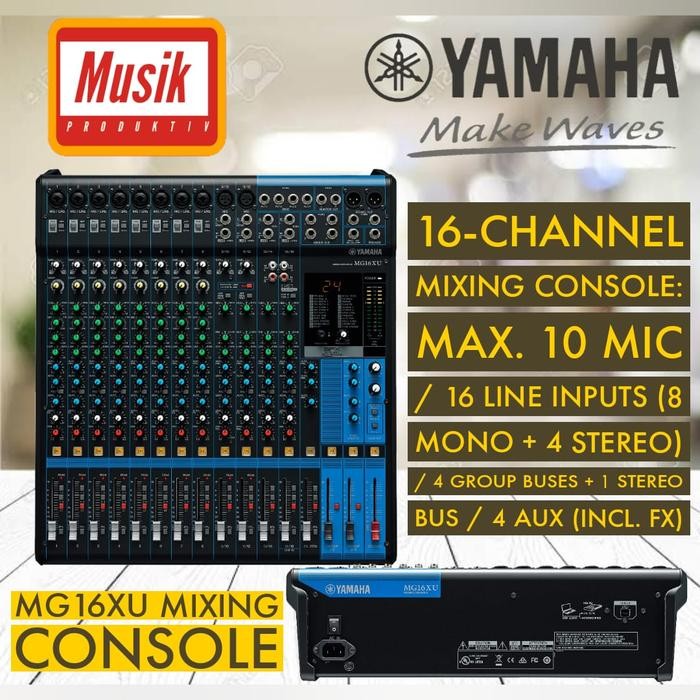 Yamaha Mixer MG-16xu / MG 16xu / MG16xu
