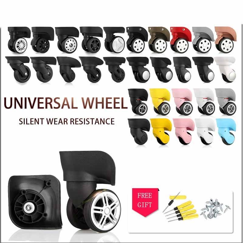 Trolley wheels travel luggage luggage wheels wheels mute wheels universal replacement mute 20 inch 2