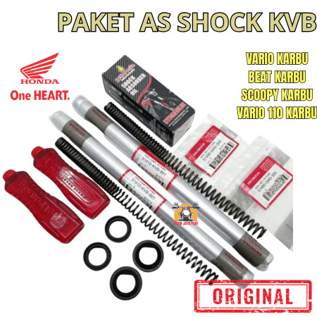 ORIGINAL Paket As Shock Depan KVB Honda Vario Karbu Beat Karbu Scoopy Karbu Vario 110 Karbu Techno O