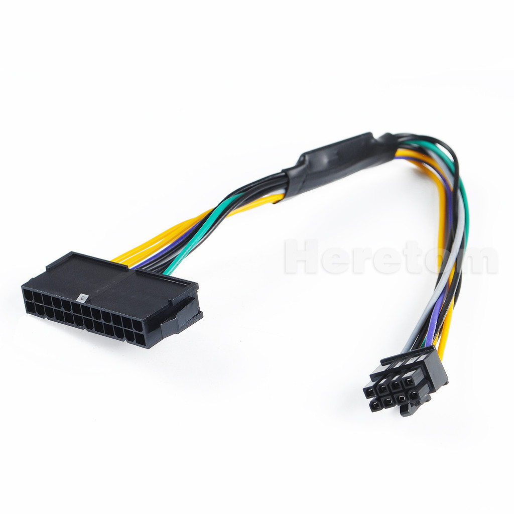 24-Pin to 8-Pin ATX PSU Power Supply Adapter Cable for Dell PowerEdge T20/T30/T130 Server Vostro DT 