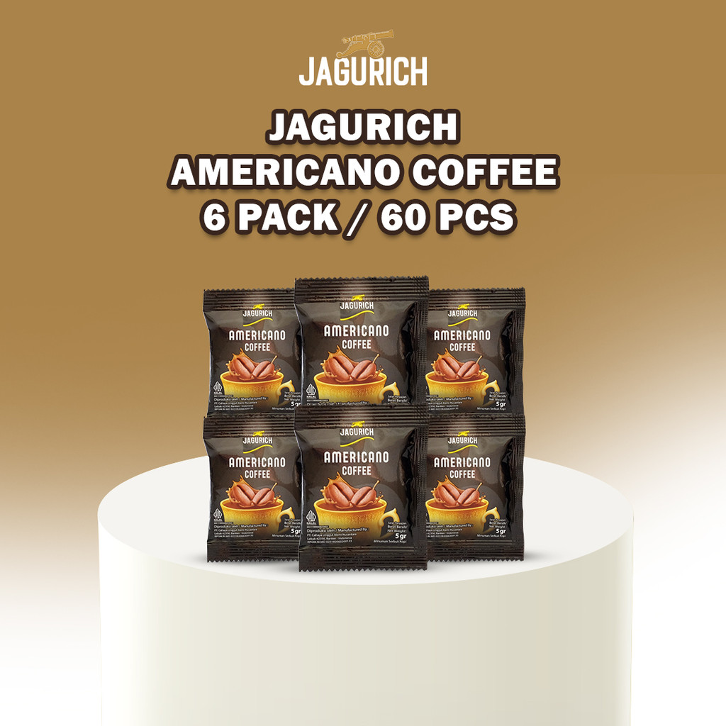 

Jagurich Americano Coffee 6 Pack isi 60pcs