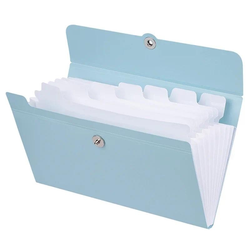 

1Pcs File Folder Organ Bag A5 Multi-function Organizer Storage Holder Office Document Paper Folder Finishing Office Supplies